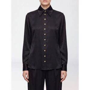 Khaite Women Satin Shirt Khaite With French Collar And Long Sleeves